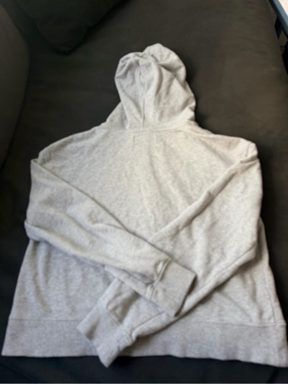 Spiritual Gangster Light Gray Full-Zip Hoodie S - Picture 3 of 5